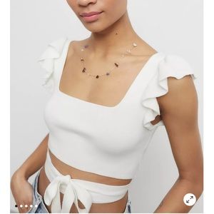 Urban Outfitters Carly Knit Wrap Top BRAND NEW!!!